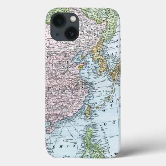 地図:東アジア1907年 Case-Mate iPhoneケース (裏面)
