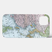 地図:東アジア1907年 Case-Mate iPhoneケース (裏面 (横))