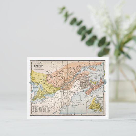 地図：東カナダ ポストカード (スタンド正面)