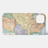 地図:米国の景気拡大, 1905 Case-Mate iPhoneケース (裏面 (横))
