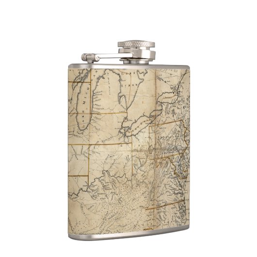 地図: 米国1783年 フラスク (右)