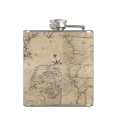 地図: 米国1783年 フラスク (裏面)