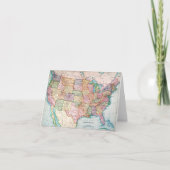 地図: 米国1905年 カード (正面)