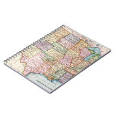 地図: 米国1905年 ノートブック (左側)