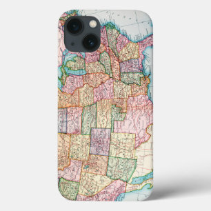 地図: 米国1905年 iPhone 13ケース