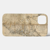 地図：米国、1783年 Case-Mate iPhoneケース (裏面 (横))