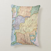 地図: 米国Expansion 1905年 アクセントクッション (裏面(縦))