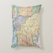 地図: 米国Expansion 1905年 アクセントクッション (正面(垂直))