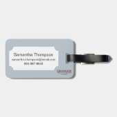 地図: 米国Expansion 1905年 ラゲッジタグ (裏面横)