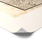 地図(1781カリブの) ポスター (角)