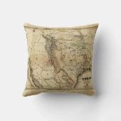 地図(1846年)テキサス州 クッション (裏面)