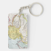 地図: CHINA 1910年 キーホルダー (裏面)