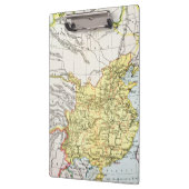 地図: CHINA 1910年 クリップボード (左)