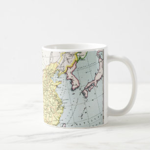 地図: CHINA 1910年 コーヒーマグカップ