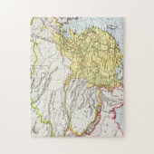 地図: CHINA 1910年 ジグソーパズル (縦)