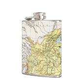 地図: CHINA 1910年 フラスク (左)