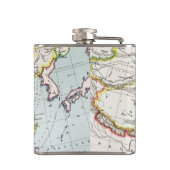 地図: CHINA 1910年 フラスク (裏面)