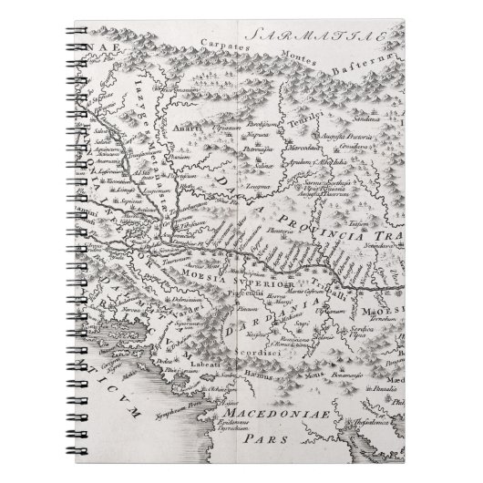 地図: PANNONIA ノートブック (正面)