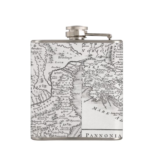 地図: PANNONIA フラスク (裏面)