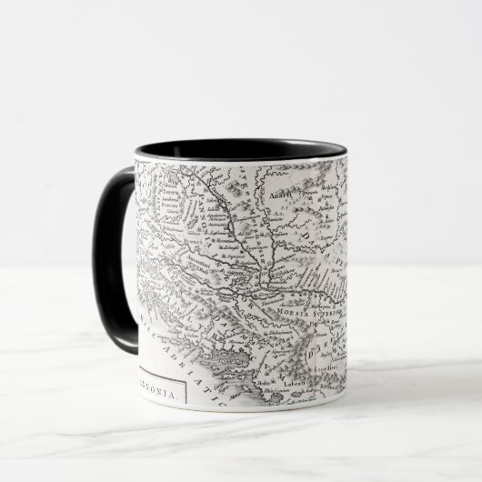 地図: PANNONIA マグカップ (正面左)