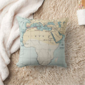 地図: PHOENICIAN帝国 クッション (ブランケット)