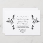 地域のお知らせまたは招待状 招待状 (正面/裏面)