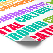 地域のボランティア活動 ポスター (角)