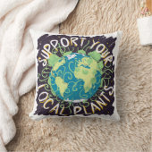 地域の工場をサポート クッション (ブランケット)