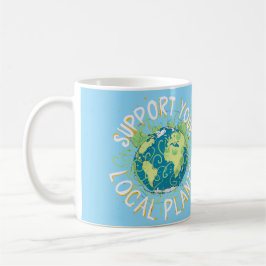 地域の工場をサポート コーヒーマグカップ