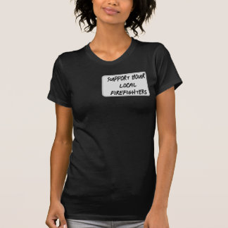 地域の消防士のサポート Tシャツ