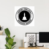 地域の航空宇宙技術者をサポート ポスター (ホームオフィス)