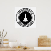 地域の航空宇宙技術者をサポート ポスター (キッチン)