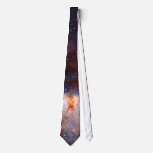 地域を形作る炎の星雲NGC 2024の星 ネクタイ (正面)