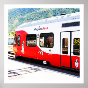 地域アルプス列車 ポスター