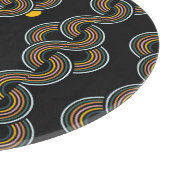 地域ストライプデザイン:トレンディーヴィンテージ カッティングボード (角)