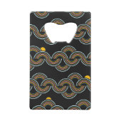 地域ストライプデザイン:トレンディーヴィンテージ クレジットカード栓抜き (裏面)