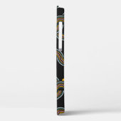 地域ストライプデザイン:トレンディーヴィンテージ Case-Mate iPhoneケース (裏面 / 左)