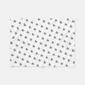 地域ハートアイコンPet フリースブランケット (正面(横))