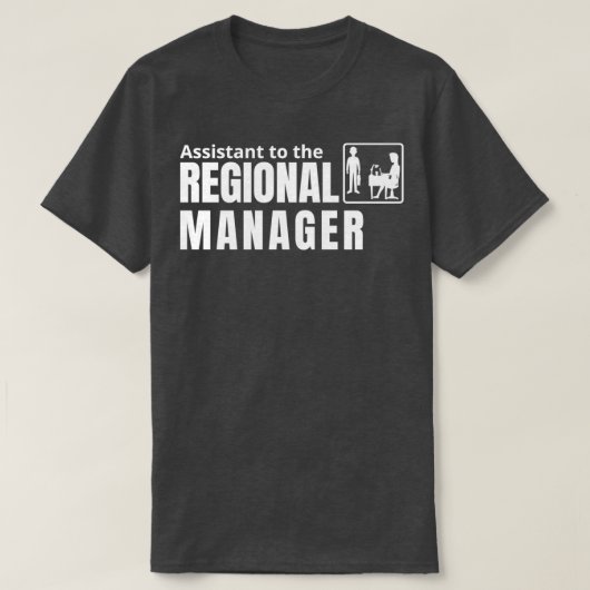 地域マネージャのアシスタント4 Tシャツ (デザイン正面)