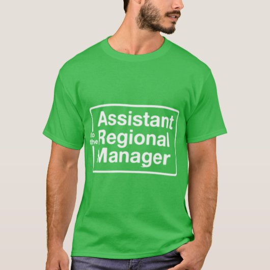 地域マネージャーのアシスタントの家族 Tシャツ (正面)