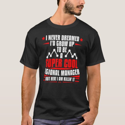 地域マネージャーの管理アシスタント2 Tシャツ (正面)