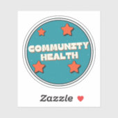 地域健康 シール (シート)