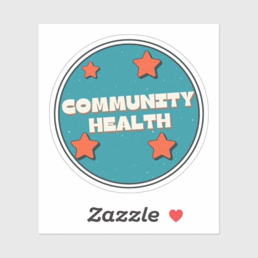 地域健康 シール (シート)