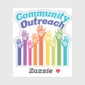 地域密着型サービス救済プログラムの手 シール (シート)