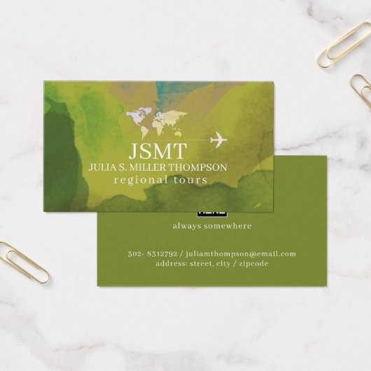 地域巡回黄緑色 (オフィス)