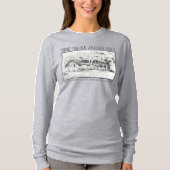 地域系図社会を支える Tシャツ (正面)