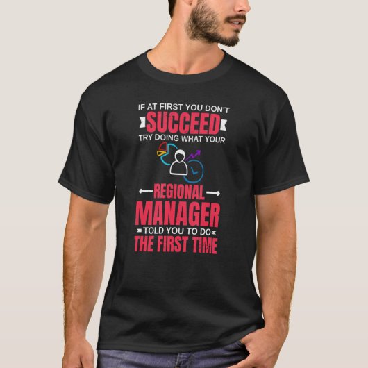 地域統括管理者アシスタント Tシャツ (正面)