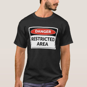 地域限定サイン仮装警告の危険回避 Tシャツ