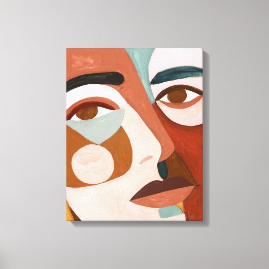 地域顔の更新 キャンバスプリント (正面)