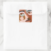 地域顔の更新 スクエアシール (バッグ)